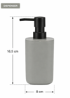 MRShome Set Baniou apo PP 3 Temaxion Grey