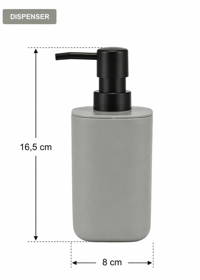 MRShome Set Baniou apo PP 3 Temaxion Grey