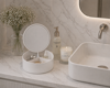 MRShome Kouti Apothikefsis PP me Kathrepti 14x5cm White