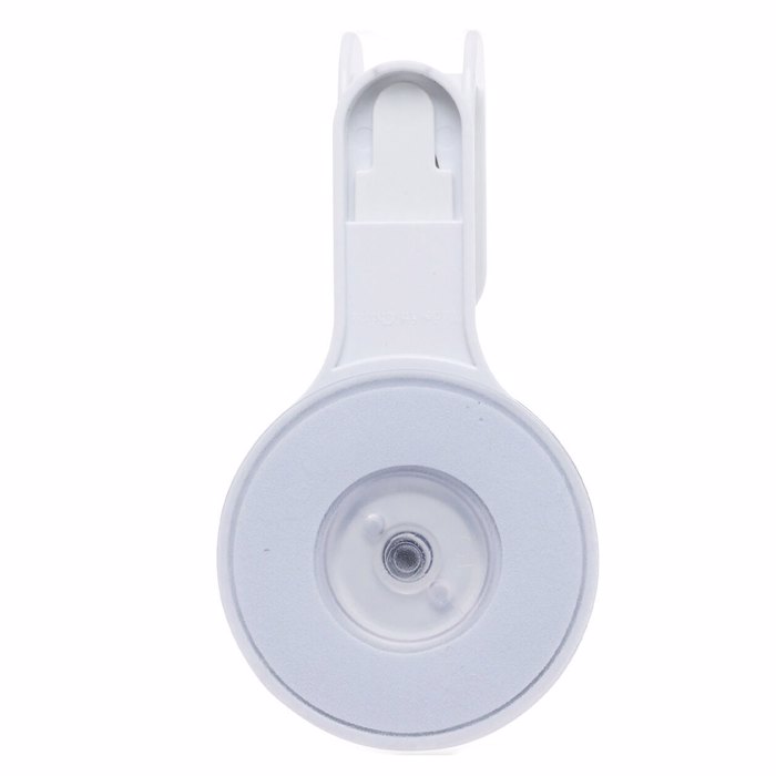 MRShome Aggistro apo ABS me Bentouza 6.5x4.5x12.5cm White with Grey Knob