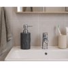 MRShome Doxeio Kremosapounou Stoneware 300ml 8x8x17cm Black 6U