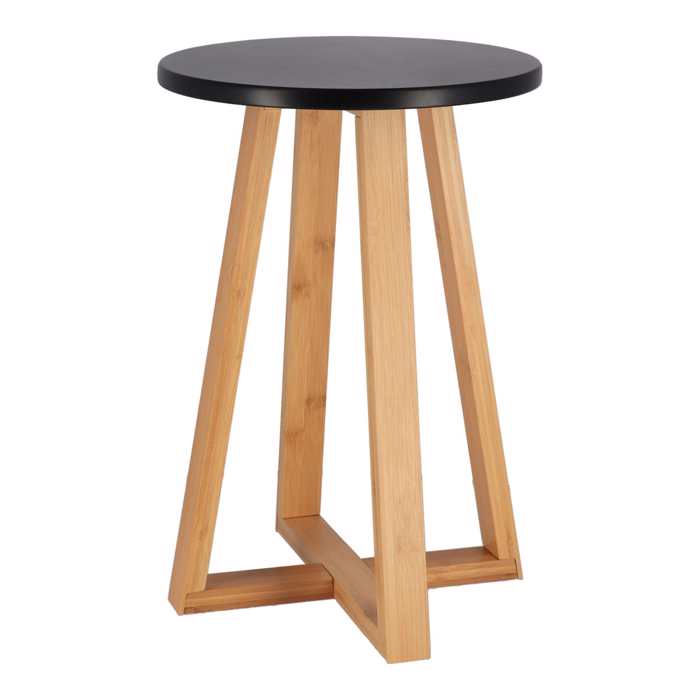 MRShome Skampo Bamboo Mavro/Mpez 30x30x43cm MRShome