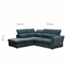 Liberta - Maison MONSERAT Kanapes-Krebati Aristeri Gnia Petrol 254x224x90cm 01-2599