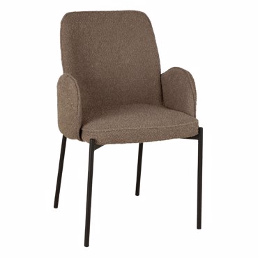 Liberta - Maison PETALS Καρέκλα Καφέ 58x58x89cm 03-1035