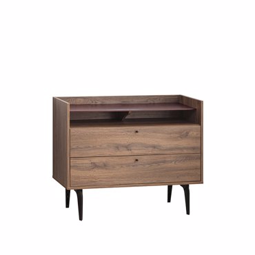 Liberta - Maison MARSALA Κομότα Καρυδί με 2 Συρτάρια 105x45x85cm 09-1694