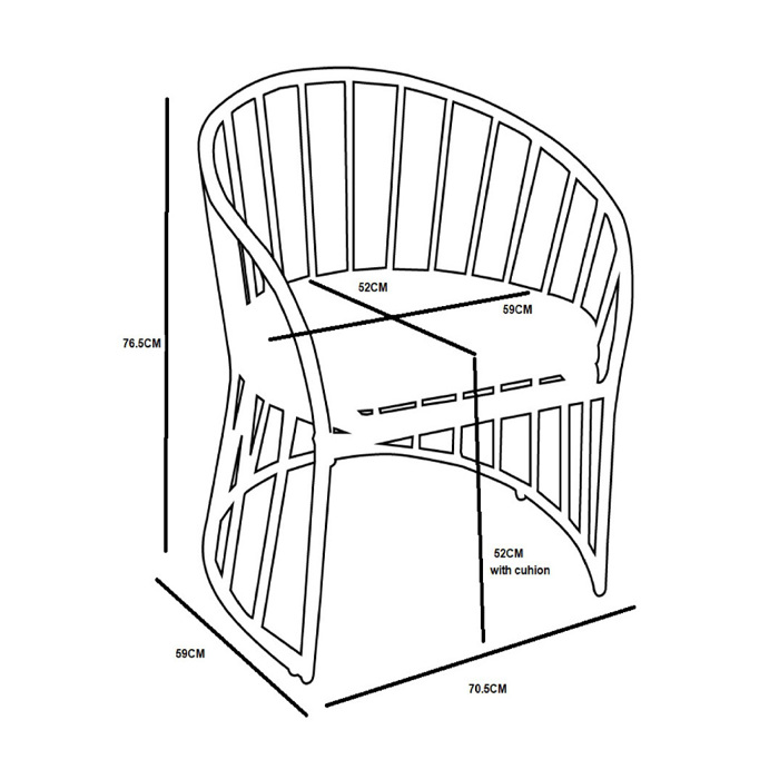 Liberta - Maison LEON Poluthrona Fusiki 72x63x76.5cm 22-0157