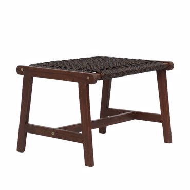 Liberta - Maison MESH Σκαμπό Καφέ Antique/Καρυδί 57x41x35.5cm 22-0184