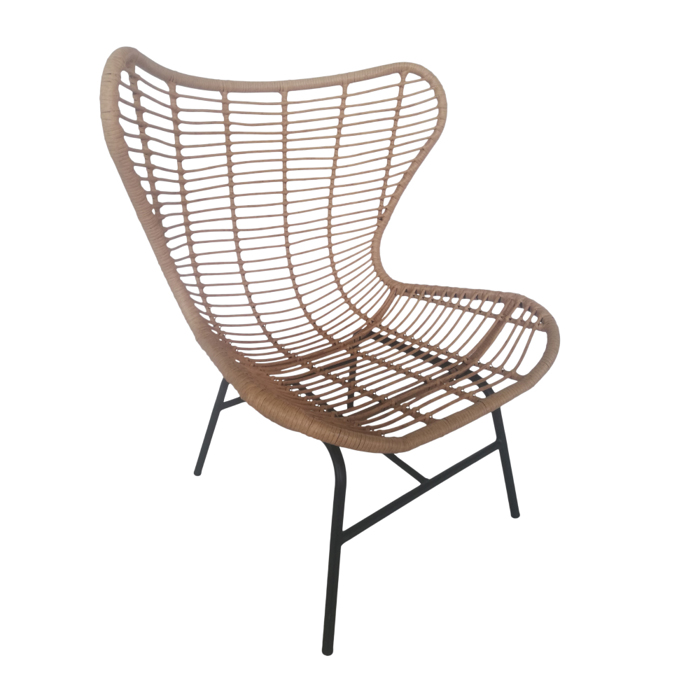 Liberta - Maison BUTTERFLY Poluthrona Fusiki/Mavri 89x78x106.5cm 22-0214