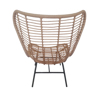 Liberta - Maison BUTTERFLY Poluthrona Fusiki/Mavri 89x78x106.5cm 22-0214