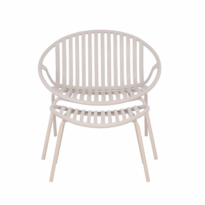 Liberta - Maison NADIN Set ton 2 Poluthrona Off White 79.5x70x74cm 27-0217
