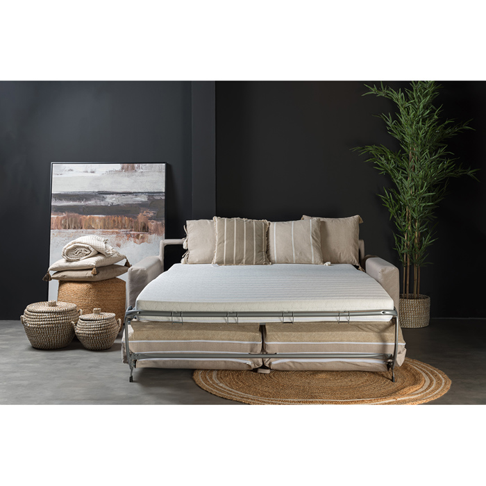 Liberta - Maison ITHAKI Trithesios Kanapes-Krebati Beige 190x94x90cm 71-0116
