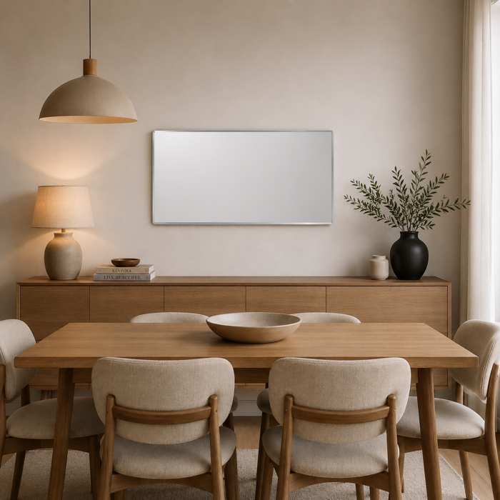 Kathreptis me Plaisio Alouminiou Chrome 100x2x50cm MRShome