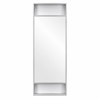 Kathreptis me Plaisio Alouminiou Chrome me Duo Rafakia 40x5x120cm MRShome