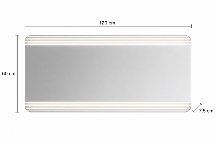 Kathreptis me Fotismo 120x7.5x60cm me Strongulemenes Gnies MRShome