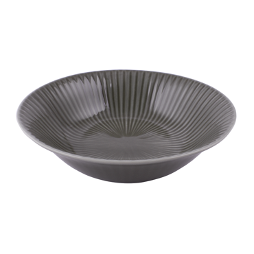 Oriana Ferelli Σαλατιέρα Πορσελάνης Γκρί 23cm PR00410523