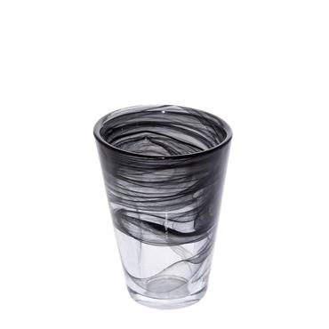 Atlas Ποτήρι Alabaster Μαύρο 180ml 8.5Χ9εκ HOR1013K6 Espiel