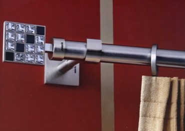 Κουρτινόξυλο Puzzle Φ25 Inox by Aslanis