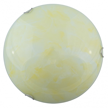 ARlight 3Φωτη Πλαφονιέρα Οροφής Γυαλί Ccc 9303/40 Κίτρινο Ε27 Φ40 0064161