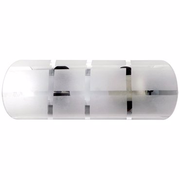 ARlight Απλίκα Τοίχου Γυαλί  WLC 150/1 Λευκό Ε14 7Χ18,5Χ7cm 0304118