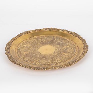ESTHETI home Δίσκος Resin Χρυσός Φ25x1.5cm 752-16082