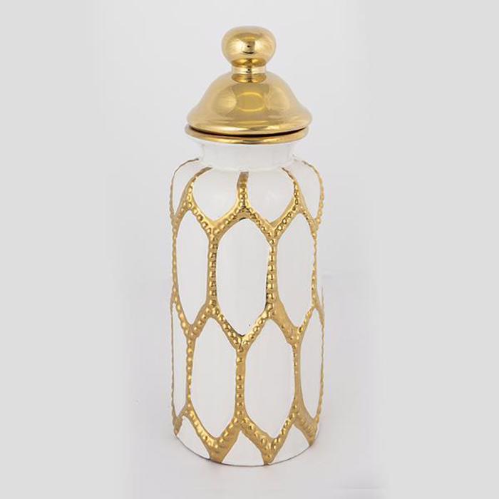 ESTHETI home Bazo me Kapaki Keramiko Lefko/Xruso F12.5x36cm 752-20102