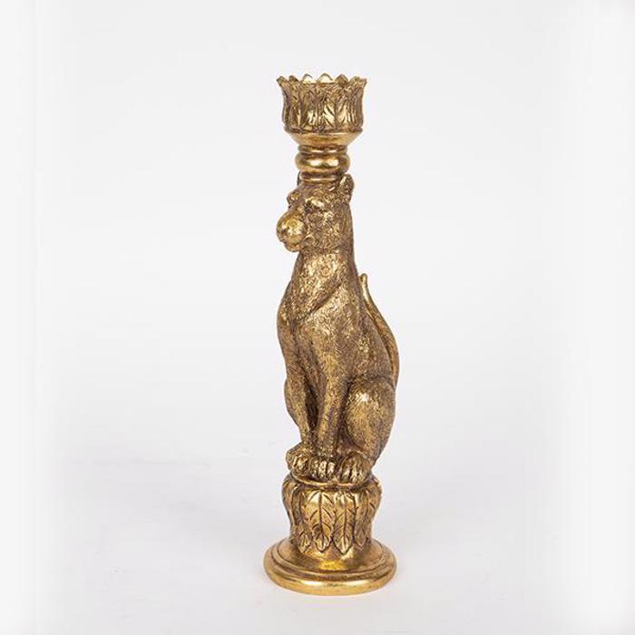 ESTHETI home Kiropigo ''Leopardali'' Resin Antike Xruso 8x7x25cm 752-26046
