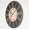 ESTHETI home Roloi Toixou MDF Mavro/Fusiko/Lefko F58.2x4.3cm 753-13026