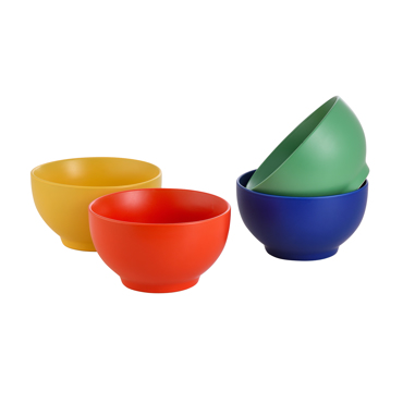 BENETTON Σετ 4 Τεμάχια Μπολ Κεραμικό 650ml 14cm 4 Χρώματα BE-0362 BGBE000362