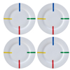 BENETTON Set 4 Temaxia Piato Fagtou 27cm BE-0404 BGBE000404
