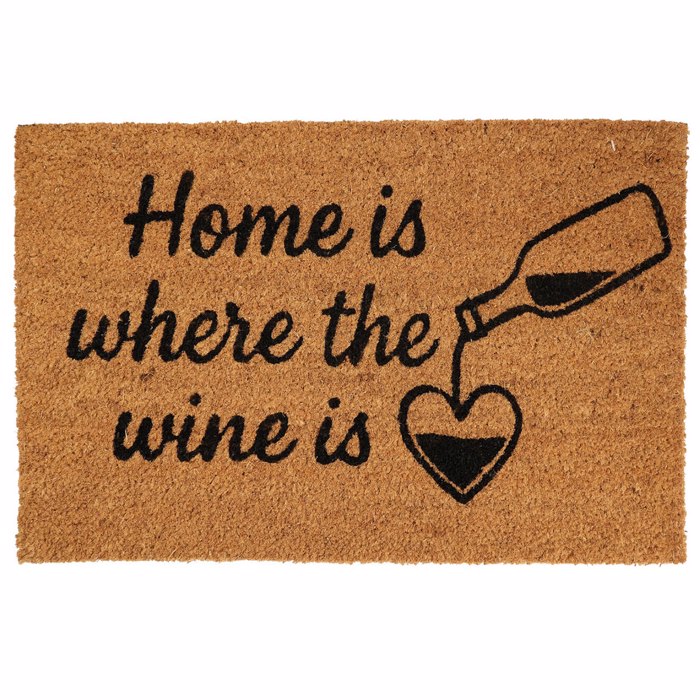 MRShome Pataki Eisodou 59x39cm ''Home is where the wine is''