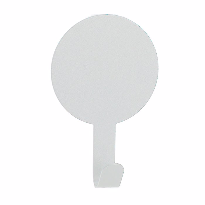 MRShome Aggistro Metalliko Aftokollito 8.5x1.5x13cm White