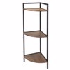MRShome Gniaki Rafiera me 3 Rafia Iron/MDF 23.5x23.5x76cm