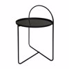 MRShome Side Table Metalliko F40x65cm Black