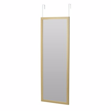 MRShome Κρεμαστός Καθρέπτης για Πόρτα από MDF 34x94cm Natural