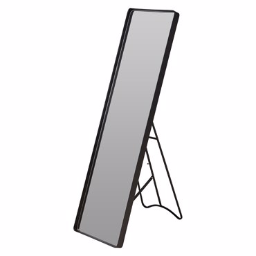 MRShome Επιδαπέδιος Καθρέπτης Μεταλλικός 113cm Black