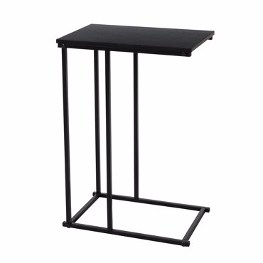 MRShome Side Table Μεταλλικό με Επιφάνεια MDF/Μελαμίνη 40x26x58cm Black