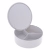 MRShome Kouti Apothikefsis PP me Kathrepti 14x5cm White