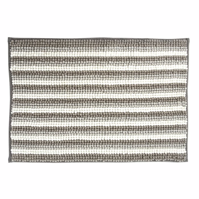 MRShome Pataki Baniou 60x40cm Ggri/Lefko