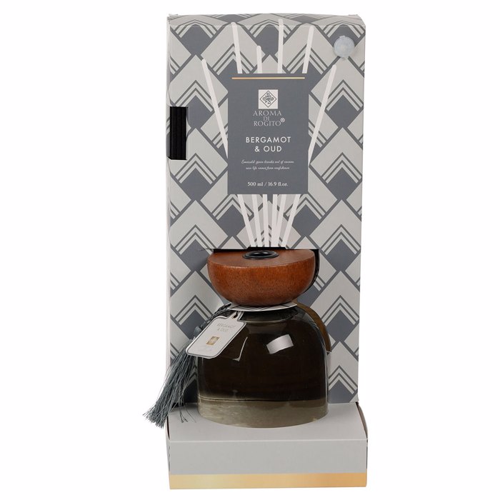 MRShome Aromatiko Xorou me Sticks 500ml Bergamot & Oud