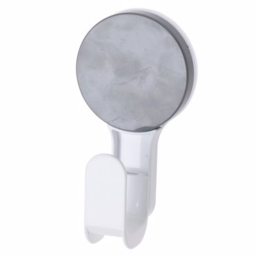 MRShome Άγκιστρο από ABS με Βεντούζα 6.5x4.5x12.5cm White with Grey Knob