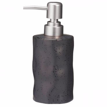 MRShome Δοχείο Κρεμοσάπουνου Stoneware 300ml 8x8x17cm Black 6U