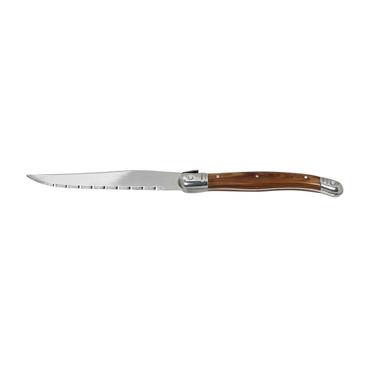 Μαχαίρι Steak Ξύλινη Λαβή Ss420 1.5mm 23εκ STK107K12 Espiel