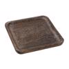 Plato Serbirismatos Tetragno Xulino Skouro Kafe 25X5ek XYP317 Espiel