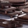 Plato Serbirismatos Tetragno Xulino Skouro Kafe 25X5ek XYP317 Espiel