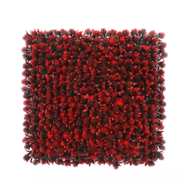 Supergreens Τεχνητή Φυλλωσιά Moss ''Rubrimossia'' Κόκκινη 50x50cm 8291-7