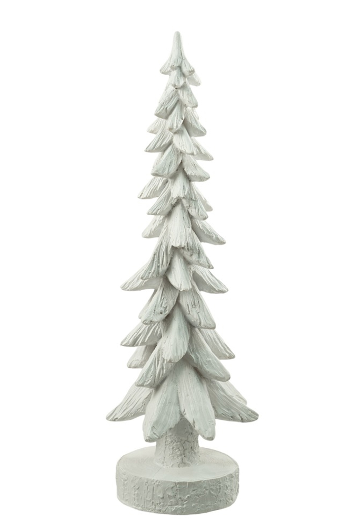 Zen Collection Xristougnniatiko Dentro Resin Lefko me Basi 17x16x45.5cm 50279