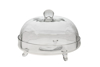 Zen Collection Tourtiera Gyalini Xeiropoiiti Diafani me Tripodi Basi F29.5x23cm 43445