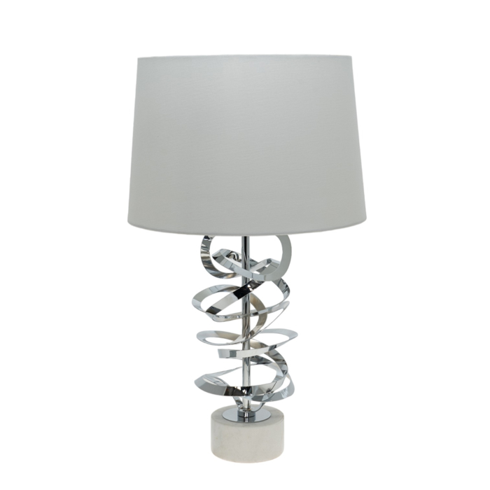 Zen Collection Portatif Monofoto Metalliko Asimi se Lefki Marmarini Basi F38x65cm 49098