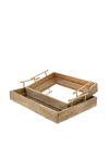 Zen Collection Diskos Metallikos Orthognios Sfurilatos Bronze (Megthos: Medium) 40.5x30.2x10cm